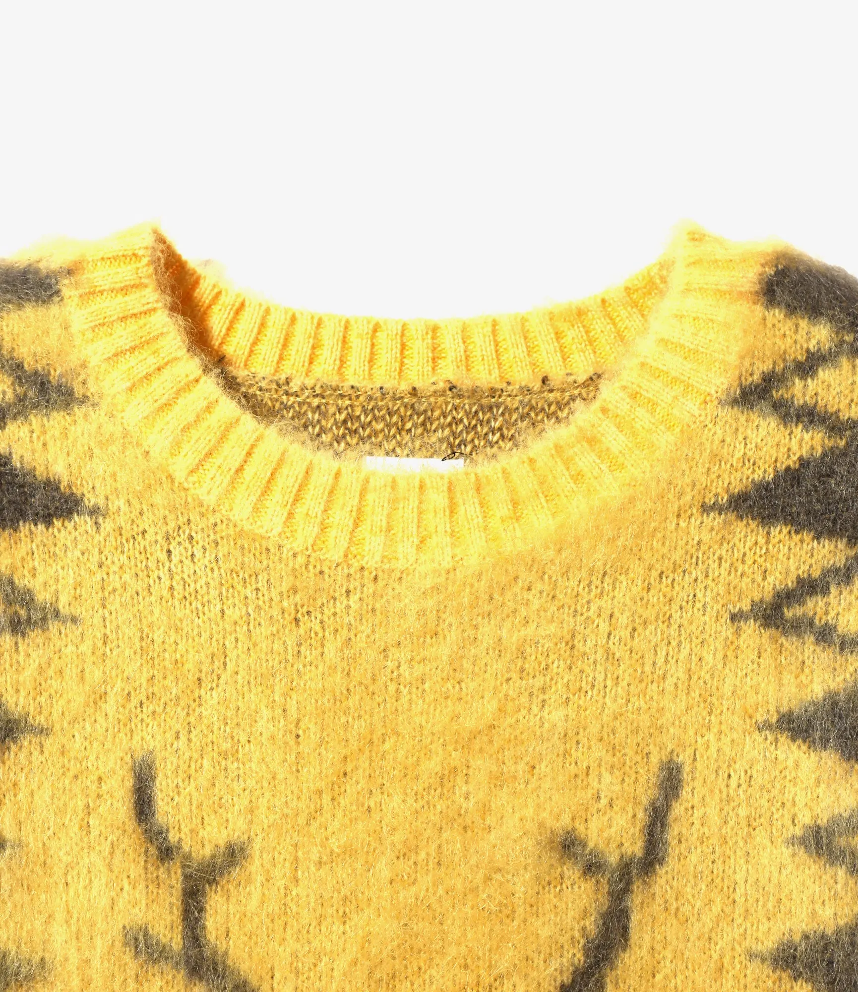 Mohair Sweater – Beige Native Pattern