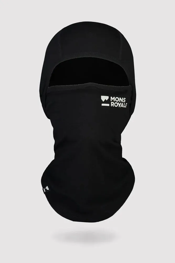 Mons Royale Santa Rosa Merino Flex 200 Balaclava - Black