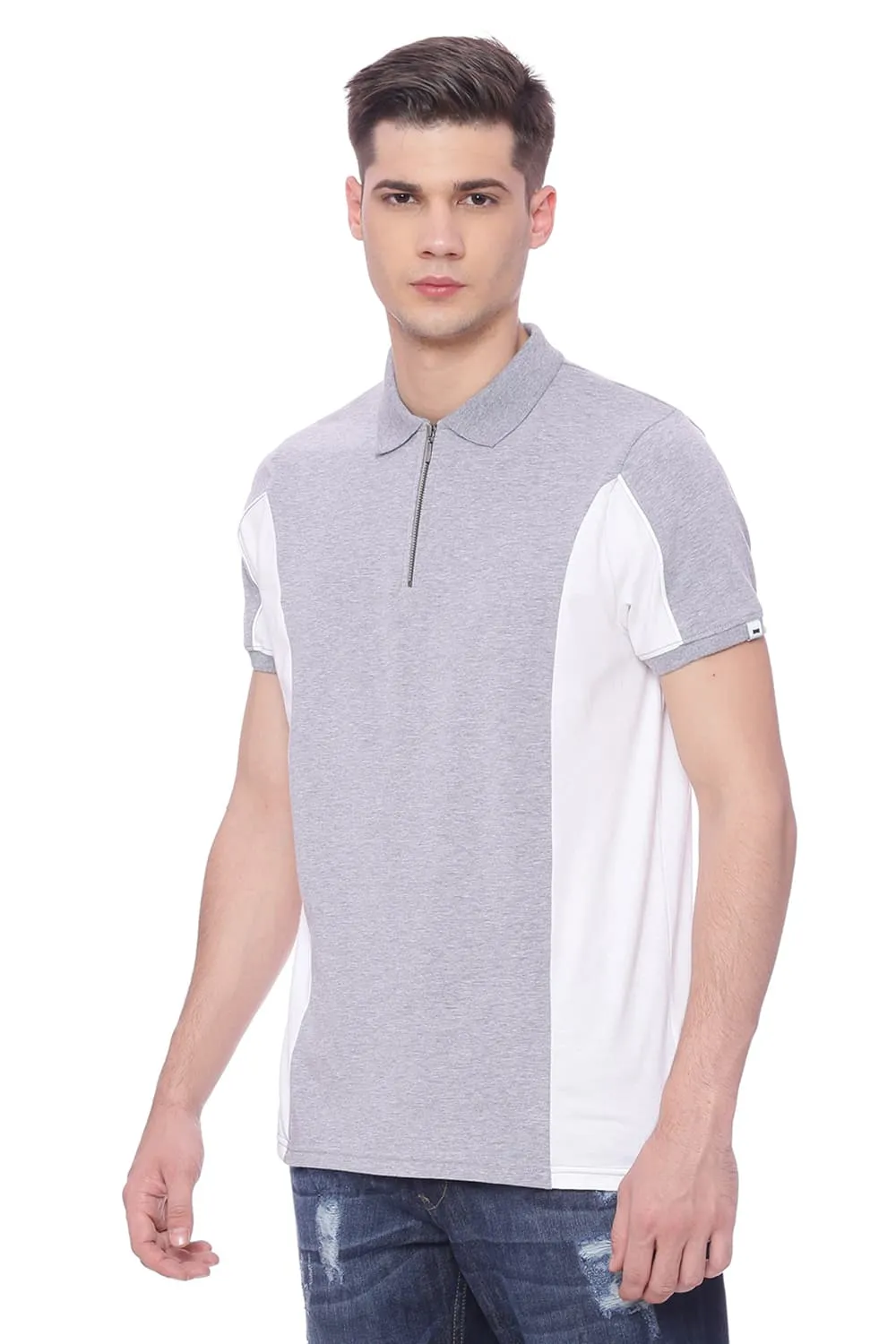 Muscle Fit Stretch Polo T Shirt