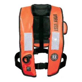 Mustang Survival MD318802-2-0-202 Inflatable HIT Work Vest - Orange