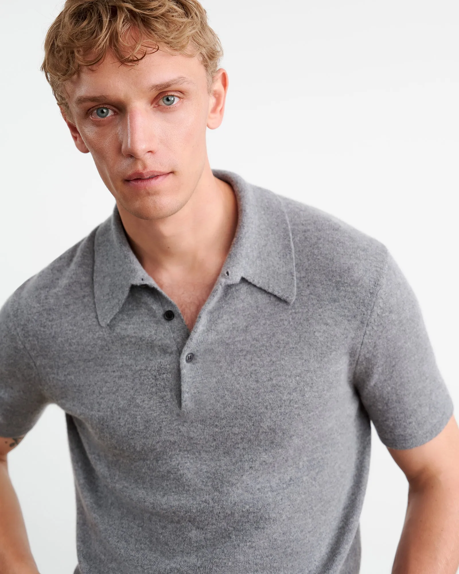 MYLES CASHMERE POLO