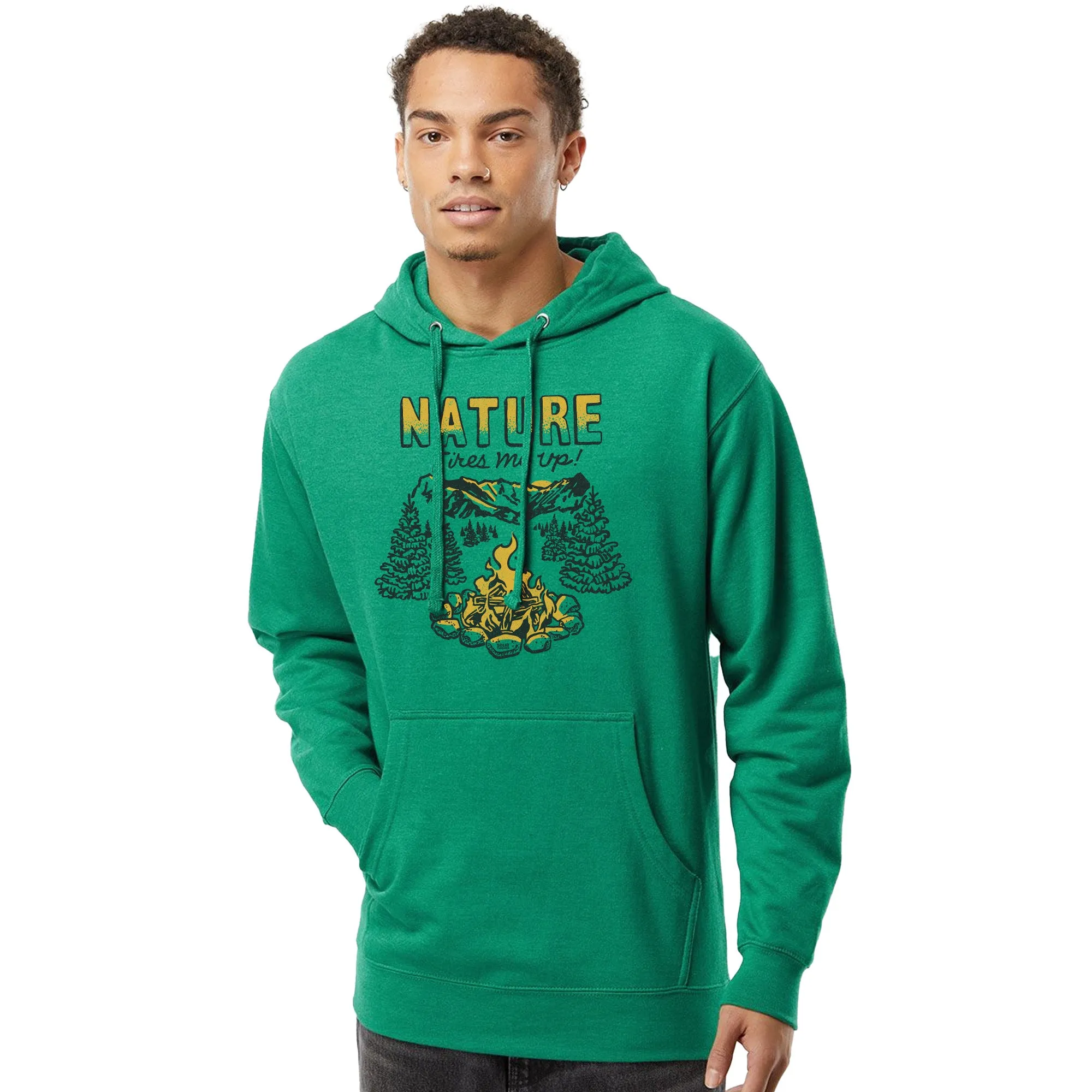 Nature Fires Me Up Midweight Pullover Hoodie