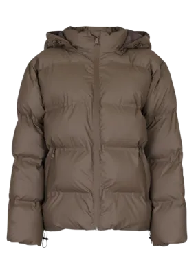 Neo Noir C Puffer Jacket Dark Taupe