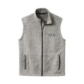 New! TKE Heather Grey Vest