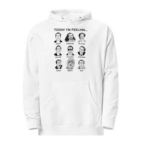 Nicolas Cage Mood Board Midweight Pullover Hoodie