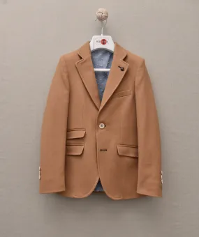 One Varones Boys Camel Blazer