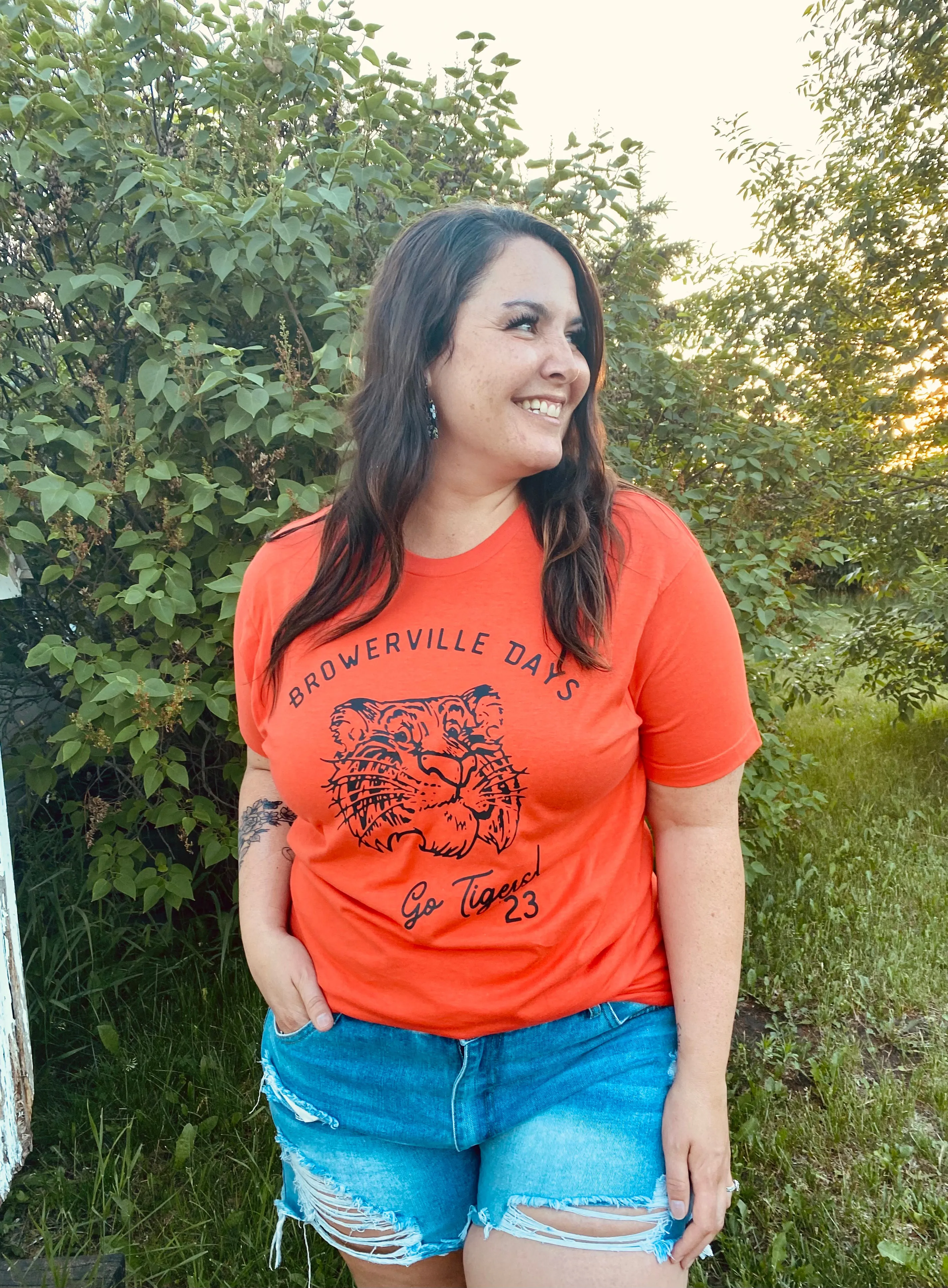 Orange Browerville Days Graphic Tee 2023- Plus