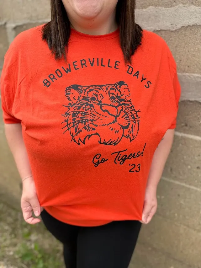 Orange Browerville Days Graphic Tee 2023- Plus