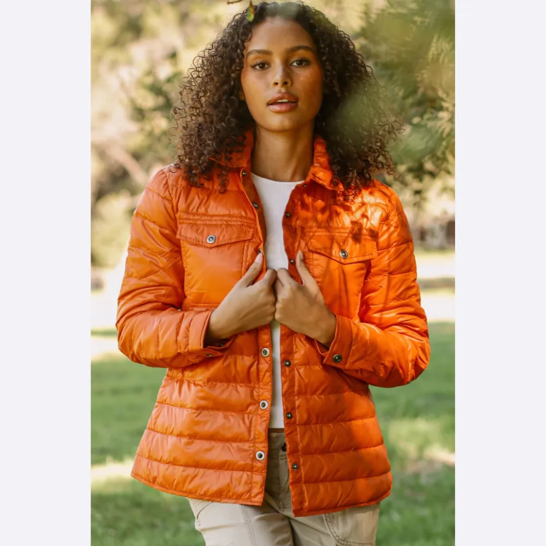 Orange Down Jacket