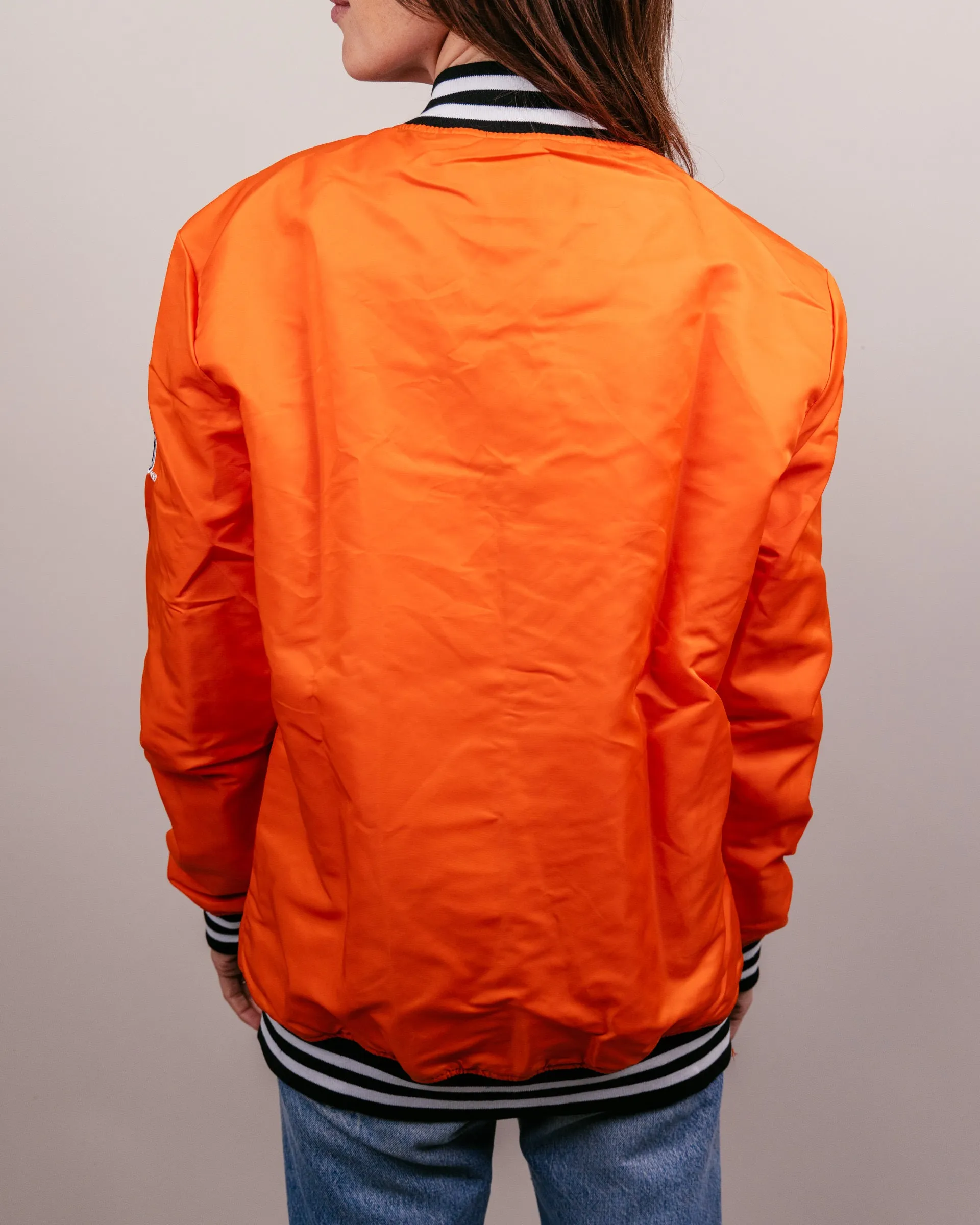 OSU Cowboys Script Orange Varsity Jacket