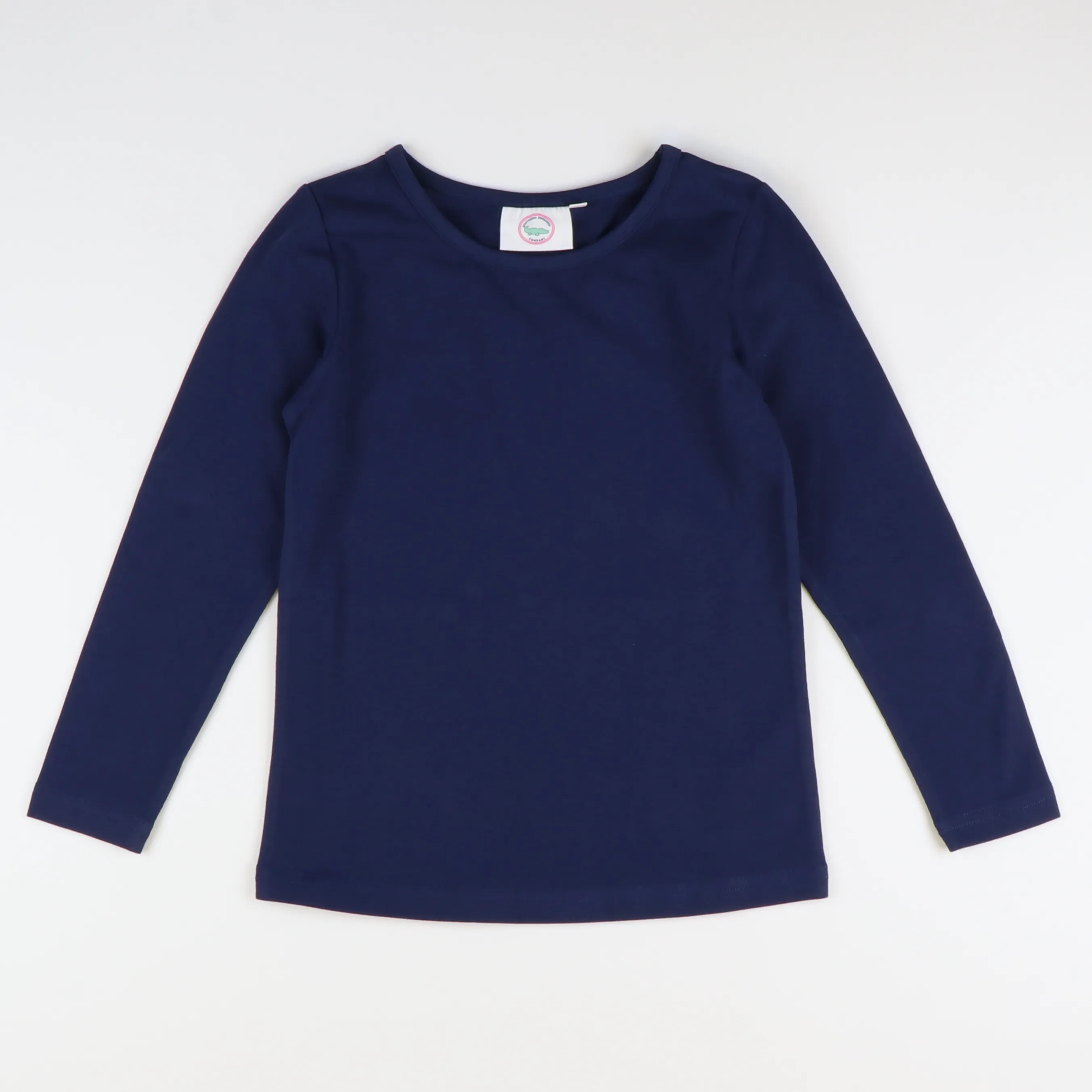 Out & About Girls Knit Top - Navy Blue