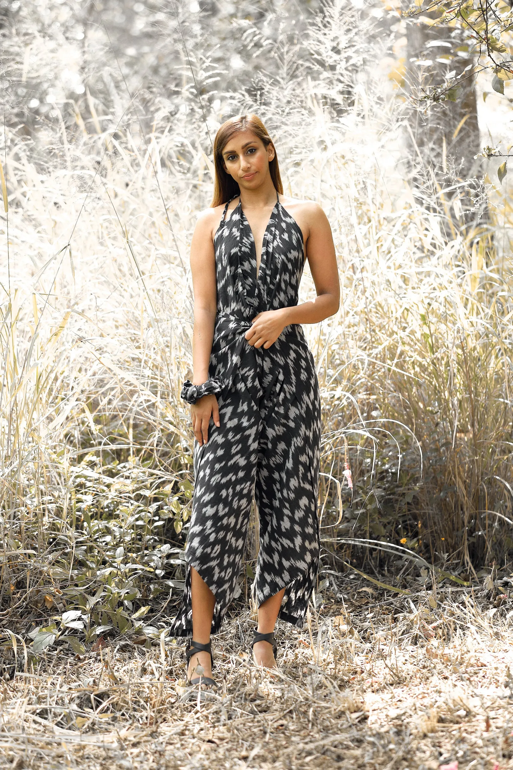 Pants/Jumpsuit - Tara Print (Black)