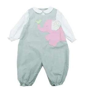 Petit Ami Elephant Appliqué Romper