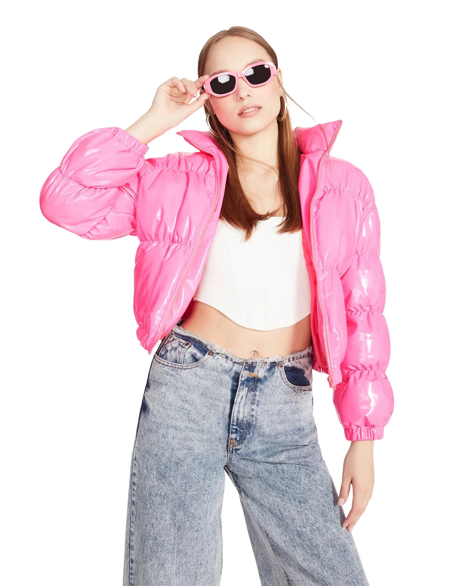 Pink Glow Eden Puffer Jacket