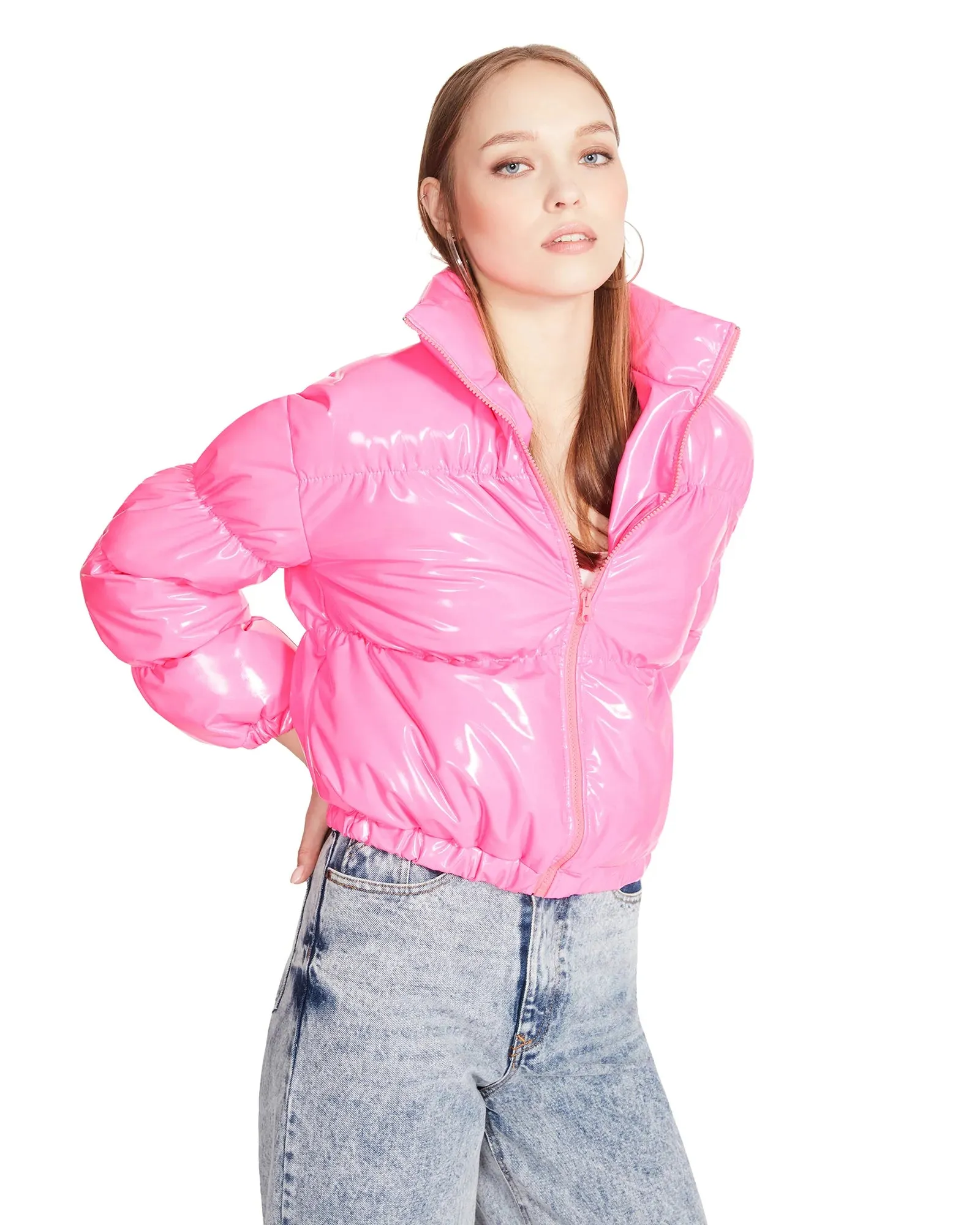 Pink Glow Eden Puffer Jacket