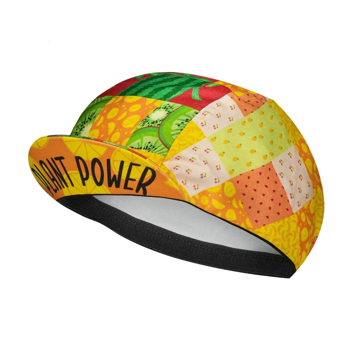 Plant Fruit Factory Theme Print Polyester Quick Dry Road Bike Cycling Cap Summer Cool Breathable Balaclava