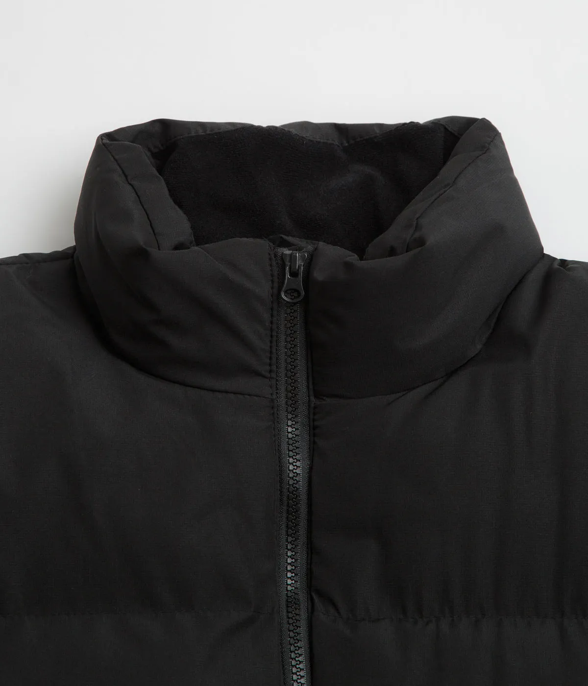 Poetic Collective Puffer Jacket - Black / White