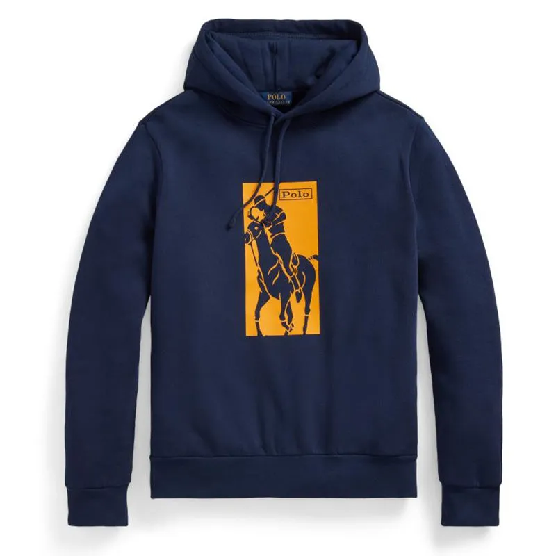 Polo Ralph Lauren Pony Print Hoodie Cruise Navy