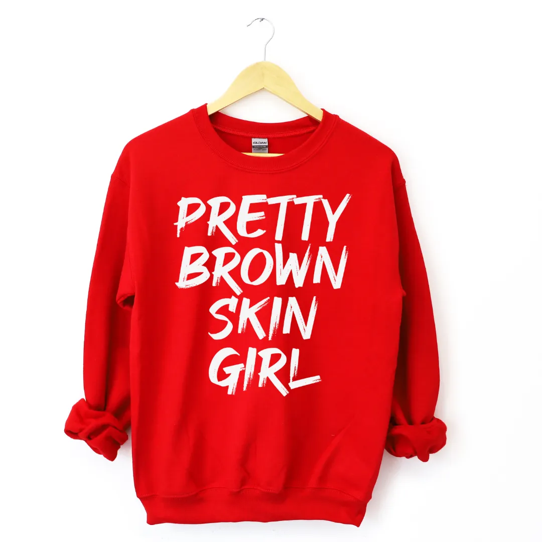 Pretty Brown Skin Girl Unisex Sweatshirt