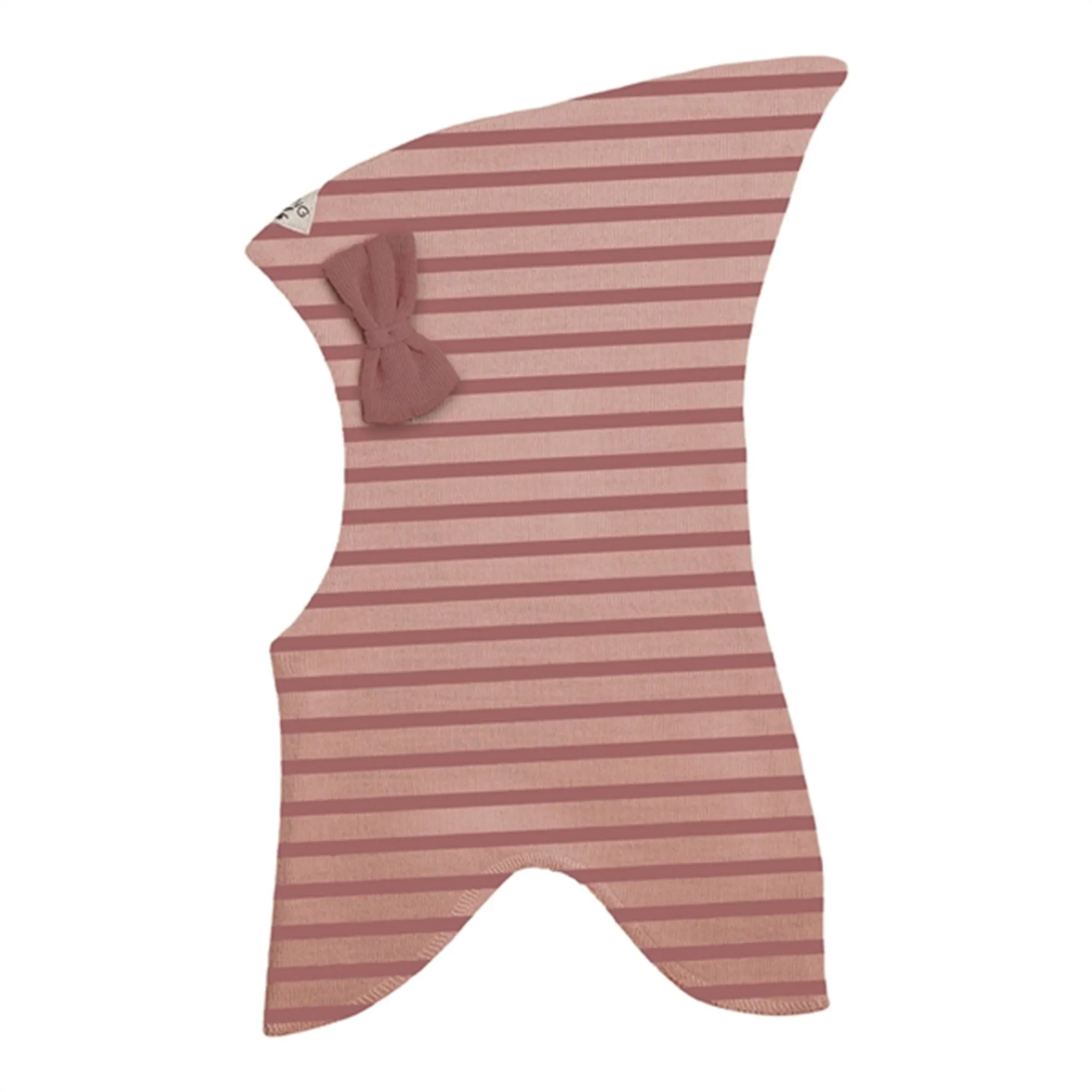 Racing Kids Top Balaclava Wool/Cotton Bow Wild Rose/Dusty Rose