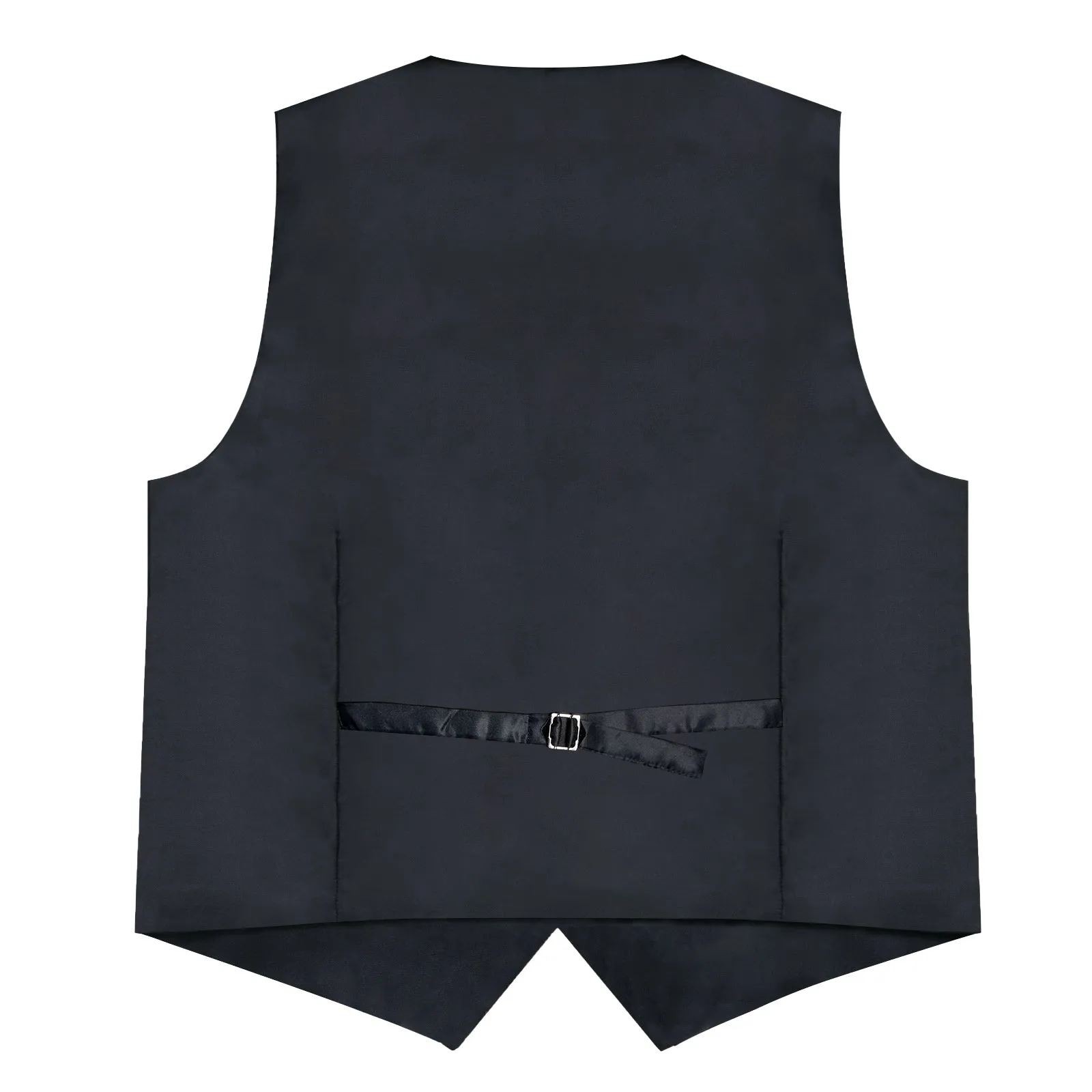 Red Solid Silk Men's Vest Single Vest