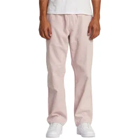 RVCA Americana Elastic Cord Pants - Pale Mauve