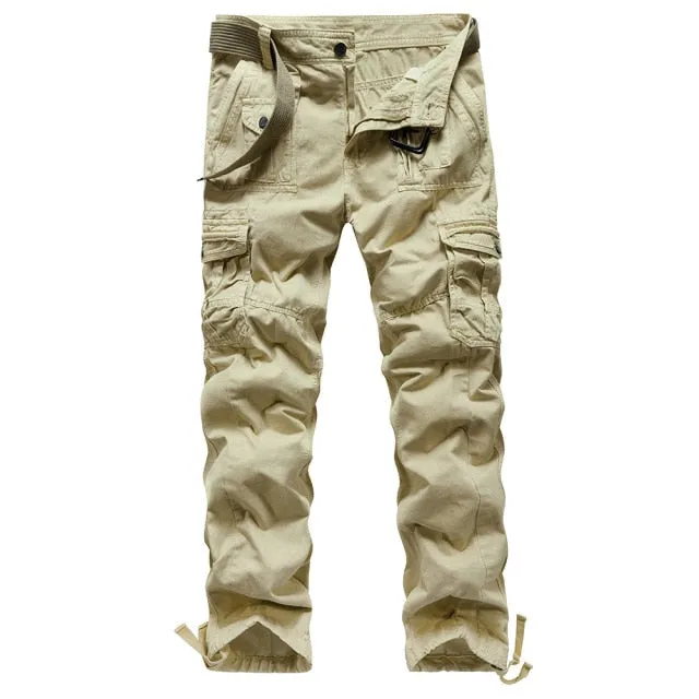 Safari Military Camouflage Style Cargo Pants