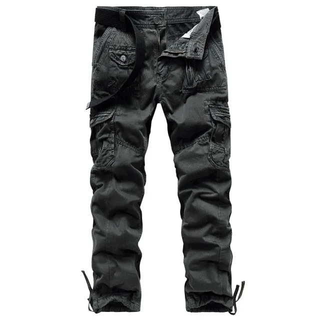 Safari Military Camouflage Style Cargo Pants