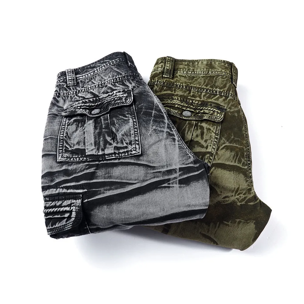 Safari Military Camouflage Style Cargo Pants