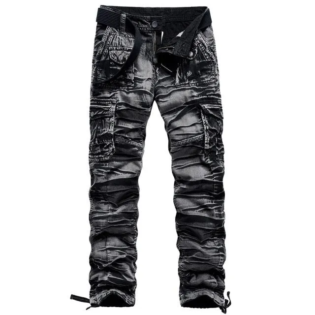 Safari Military Camouflage Style Cargo Pants