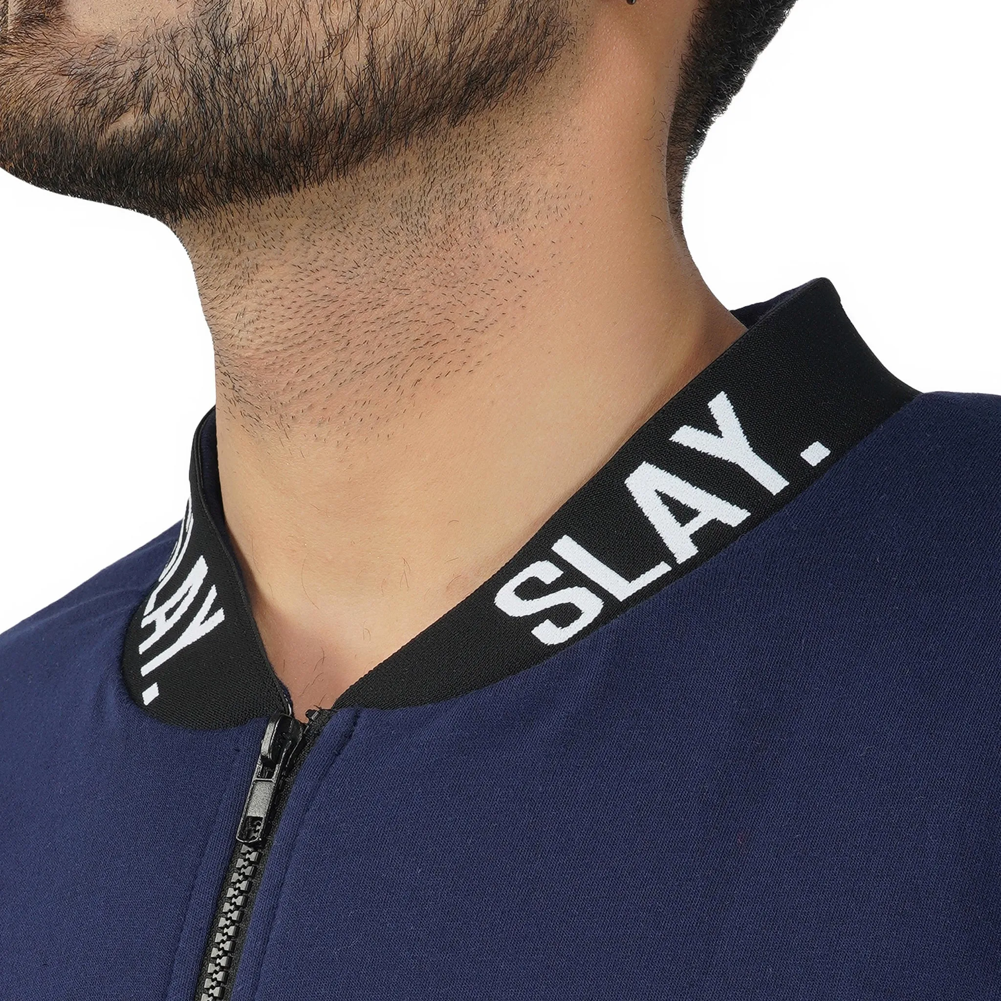 SLAY. Classic Men's Limited Edition Navy Blue Tracksuit