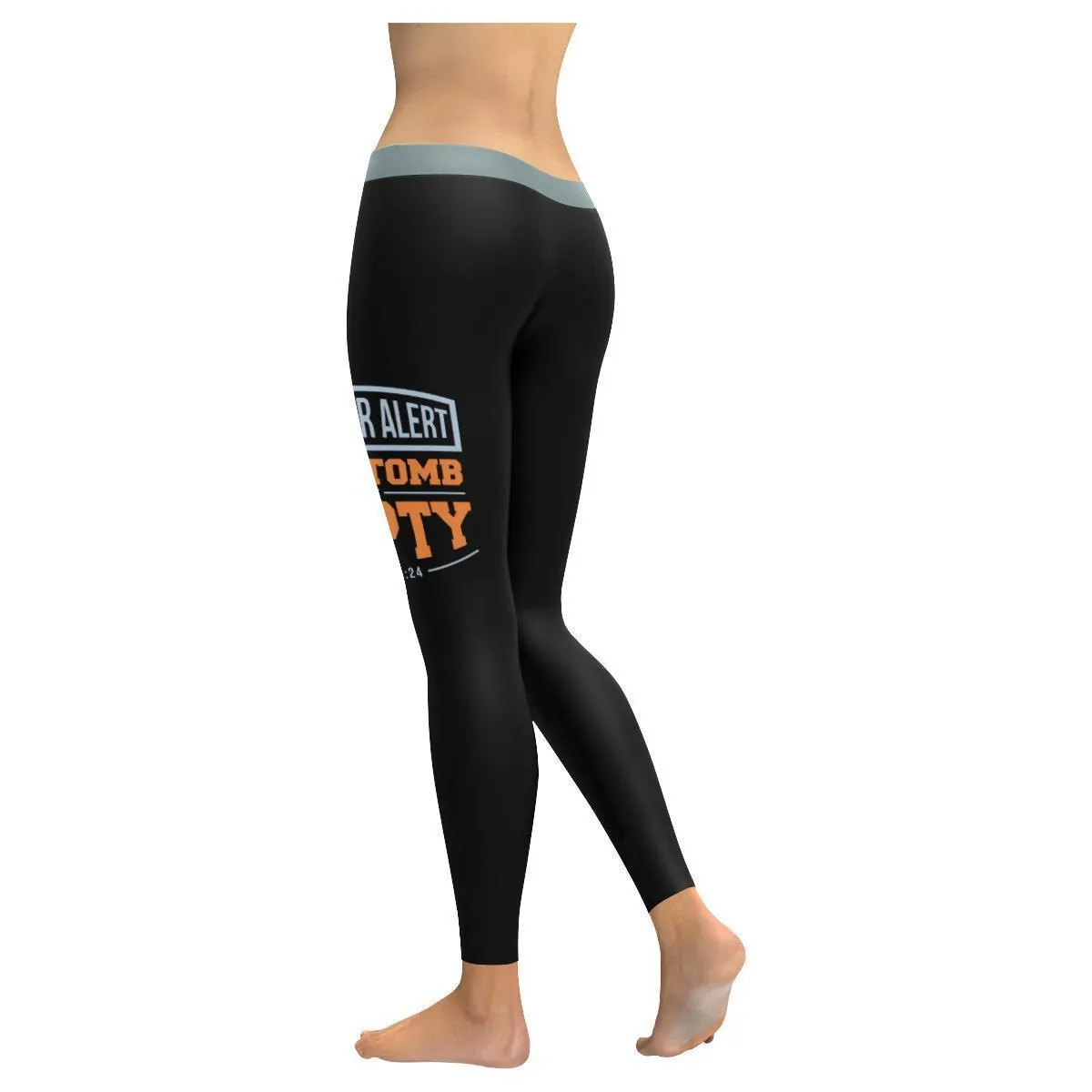 Spoiler Alert The Tomb Is Empty Luke 2424 Funny Christian Upf40 Womens Leggings - Christian Leggings For Women