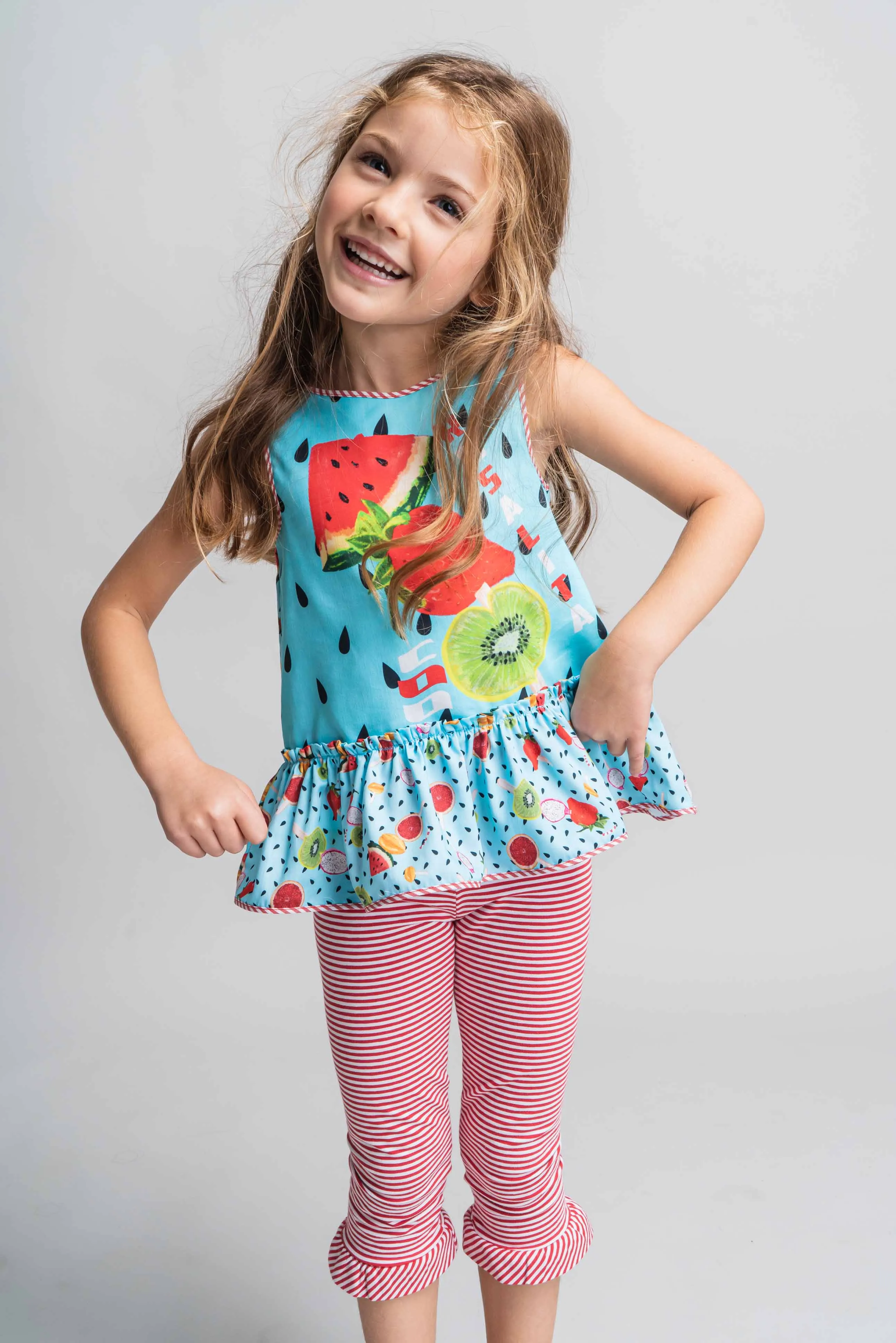 SS21 Rosalita Girls Hay Summer Fruits Leggings Set