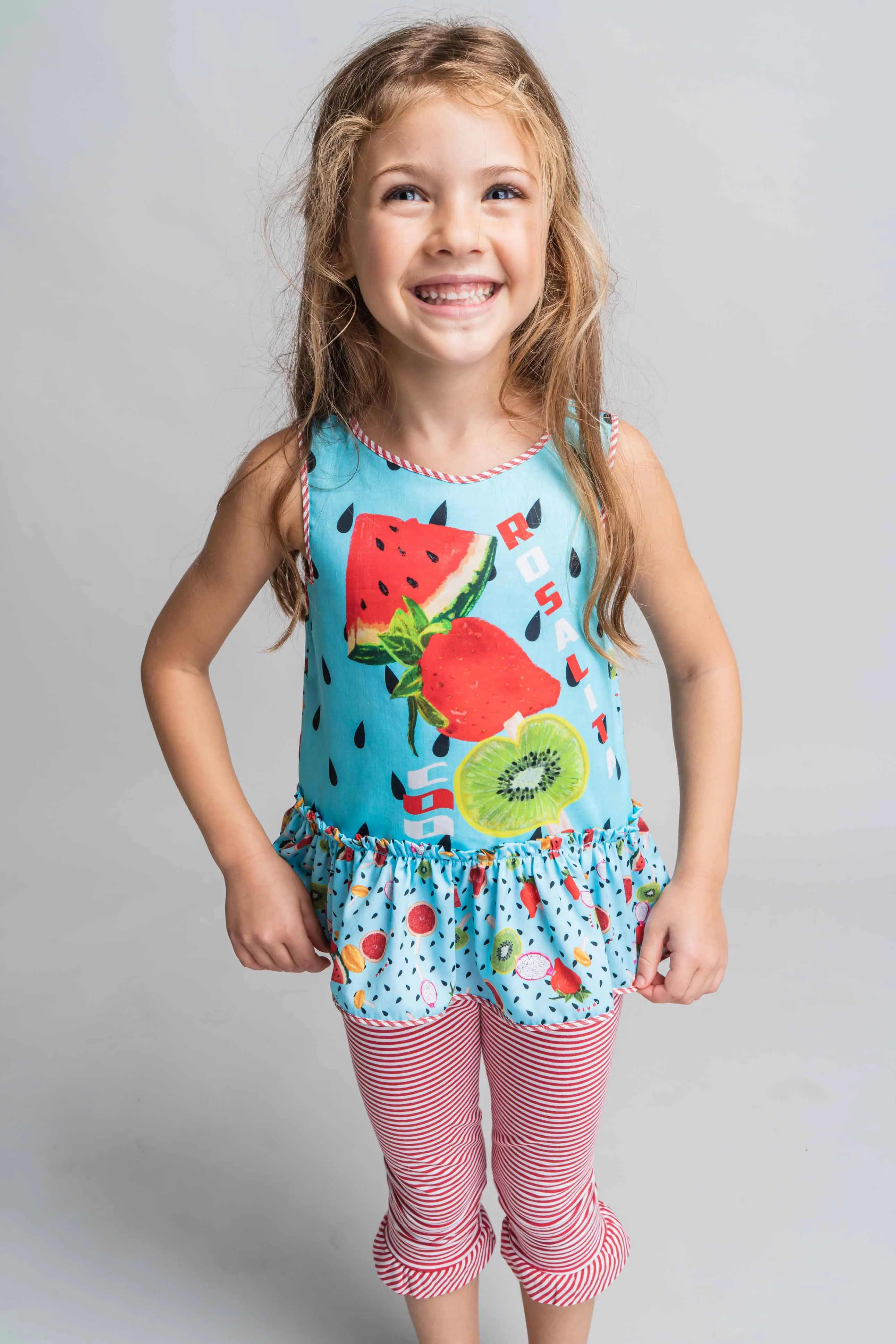 SS21 Rosalita Girls Hay Summer Fruits Leggings Set