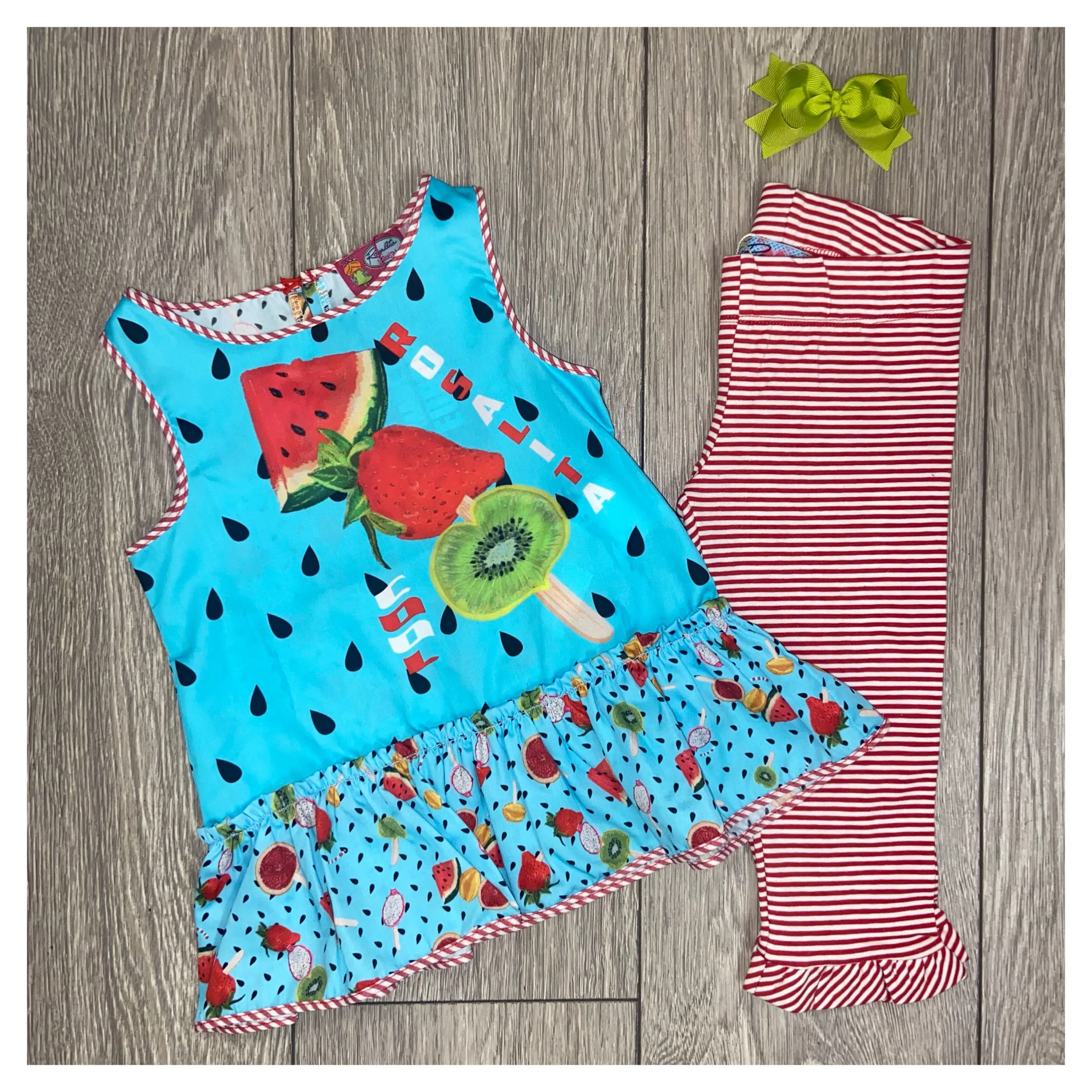 SS21 Rosalita Girls Hay Summer Fruits Leggings Set