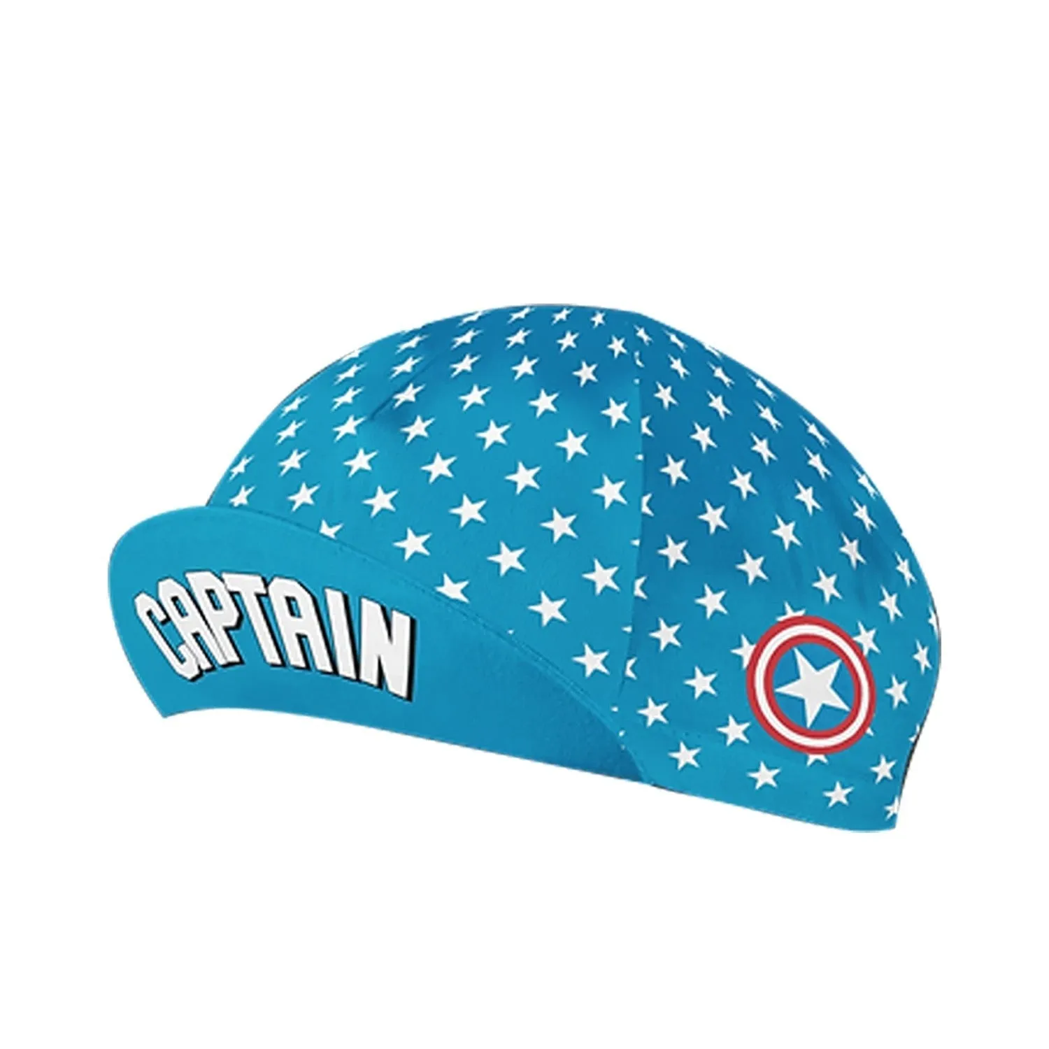 Stars On Mountain Blue Polyester/Fleece Unisex Cycling Cap Team Bike Sports Quick Dry Balaclava Absorb Sweat Sun Visor