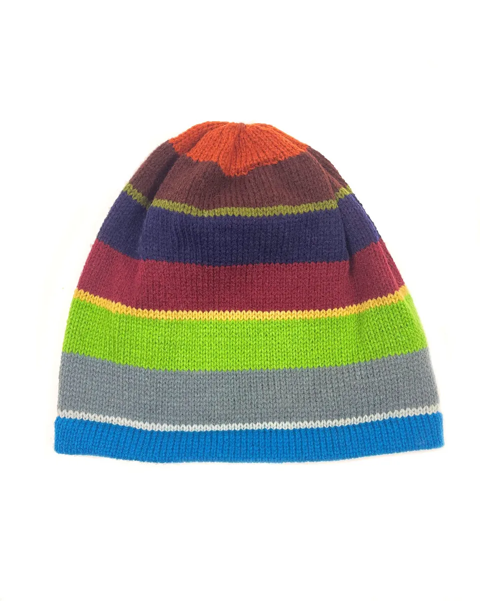 Striped Acrylic Beanie