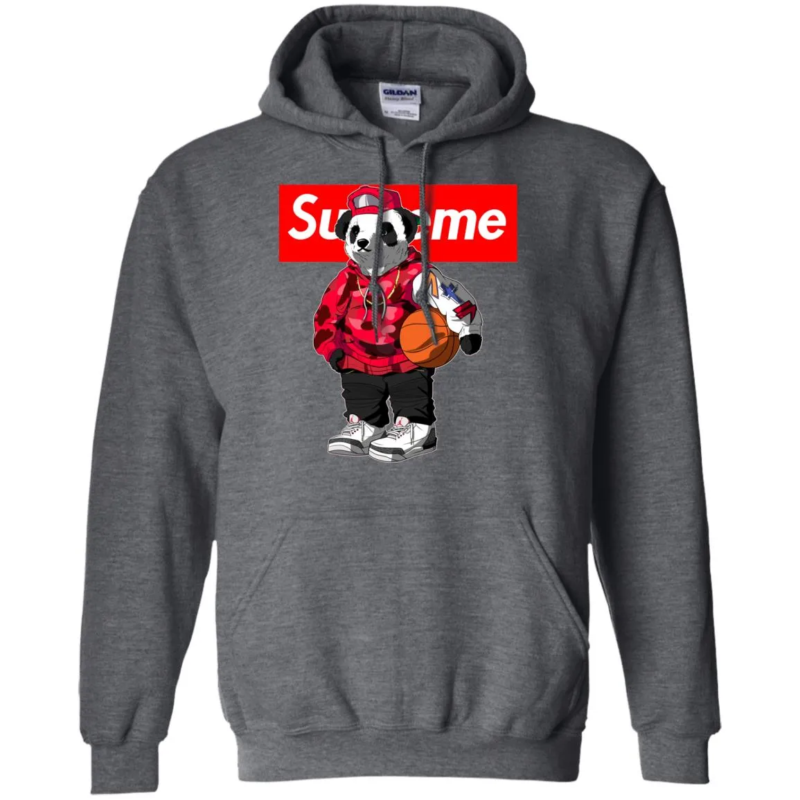 Supreme Bear Basketball T-shirt Pullover Hoodie Sweatshirt