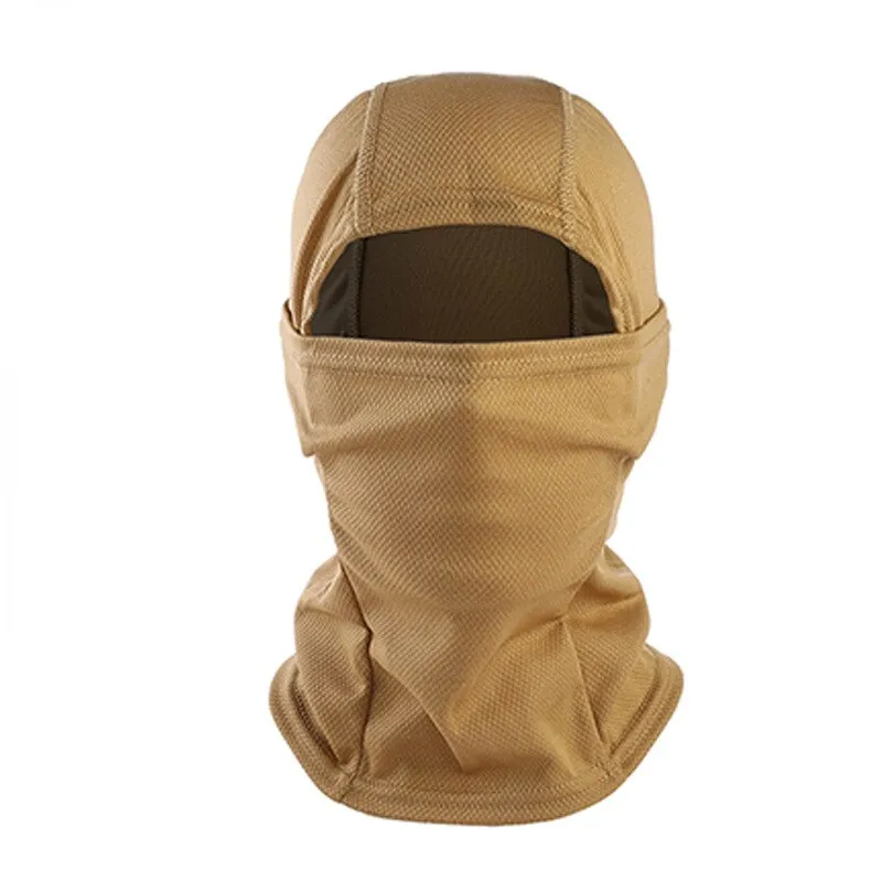 Taktisk kamouflage Balaclava Hatt Helmask Skidåkning Cp Cykling Jakt Huvud Nackskydd Hjälm Liner Keps Militär Män Scarf