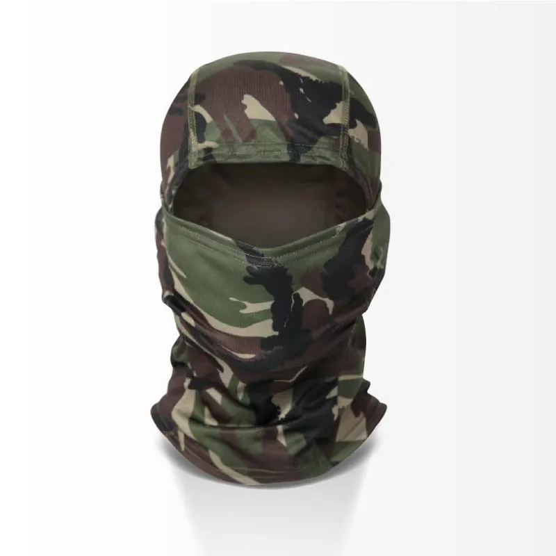 Taktisk kamouflage Balaclava Hatt Helmask Skidåkning Cp Cykling Jakt Huvud Nackskydd Hjälm Liner Keps Militär Män Scarf