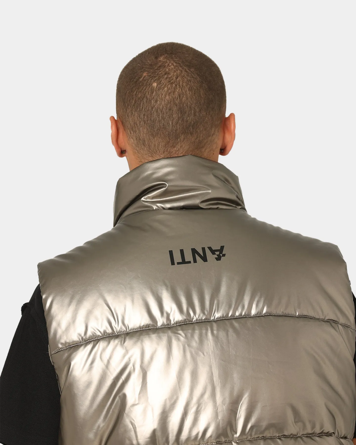 The Anti Order Anti Joy Puffer Vest Pewter