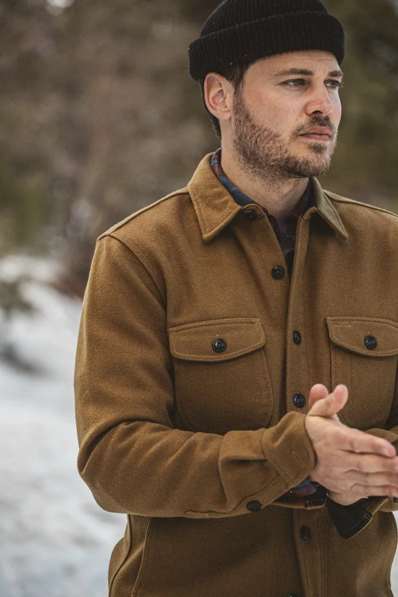 The Anvil Melton Wool - Camel