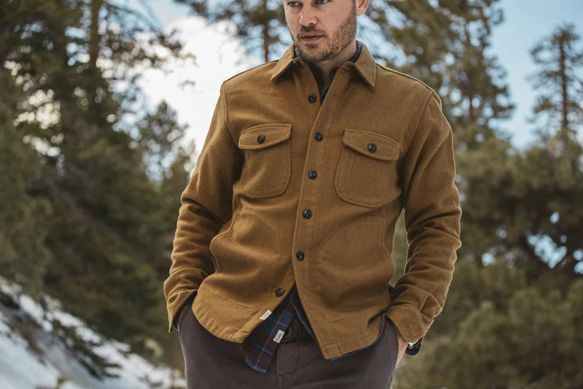 The Anvil Melton Wool - Camel