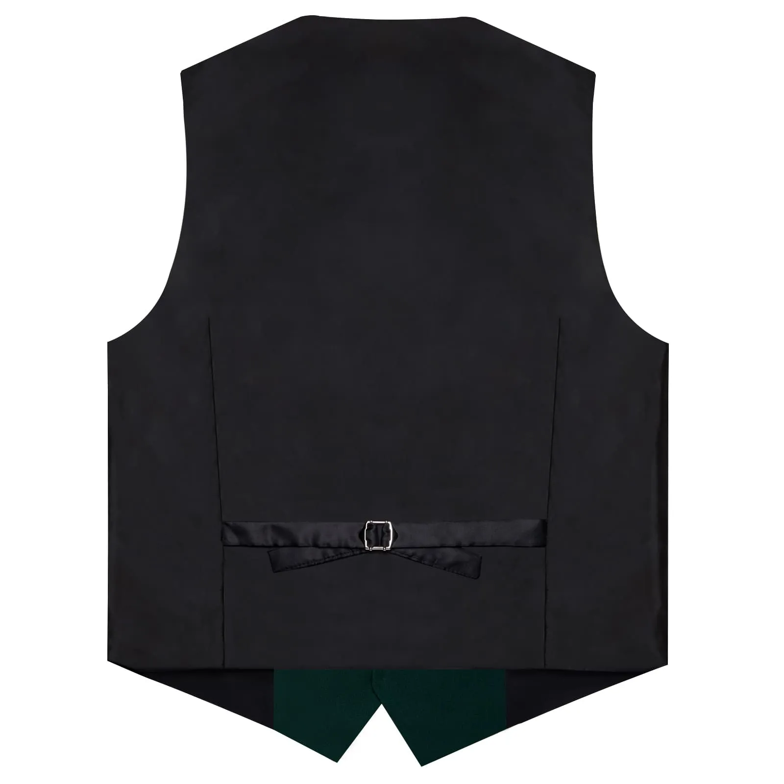 Ties2you Work Vest Medium Jungle Green Solid Silk Mens Dress Tuxedo Vest Top