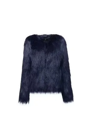 UNREAL FUR UNREAL DREAM JACKET IN NAVY