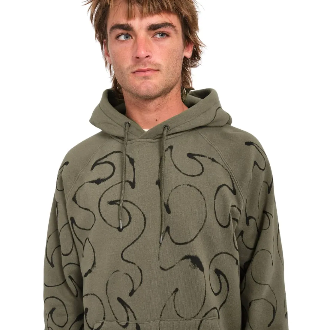 Volcom FA Zephyr Pullover Hoodie - Wintermoss