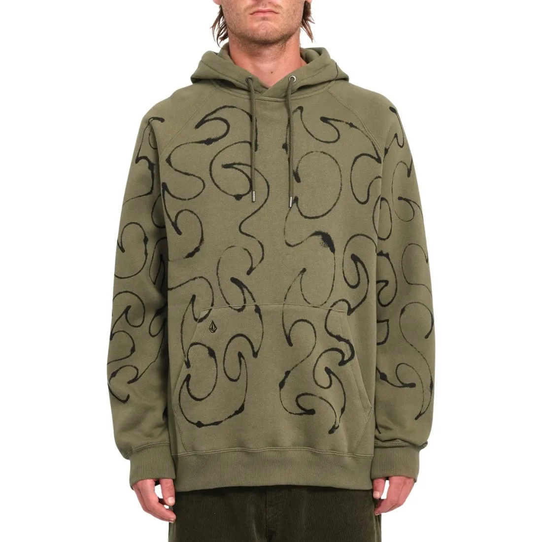 Volcom FA Zephyr Pullover Hoodie - Wintermoss