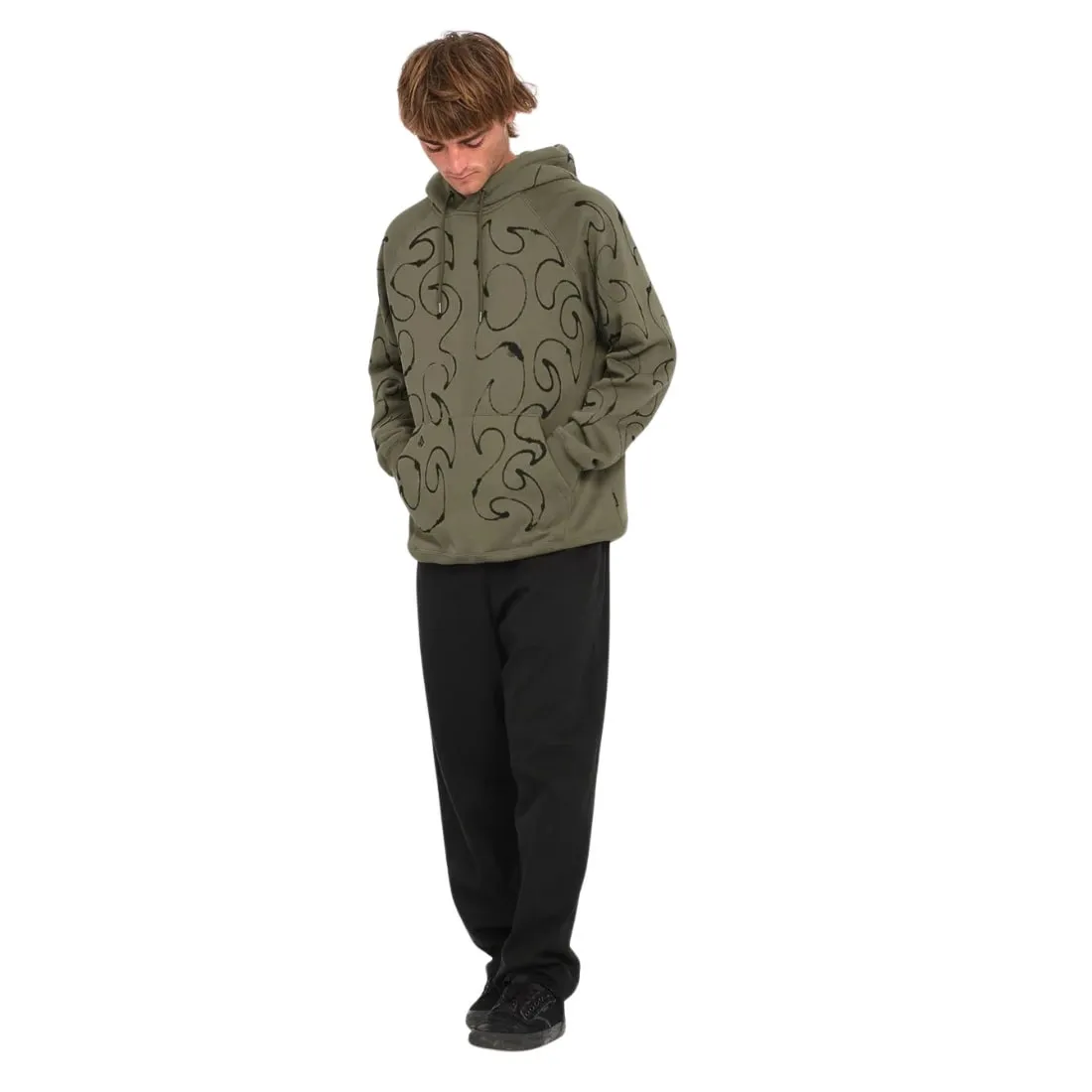 Volcom FA Zephyr Pullover Hoodie - Wintermoss