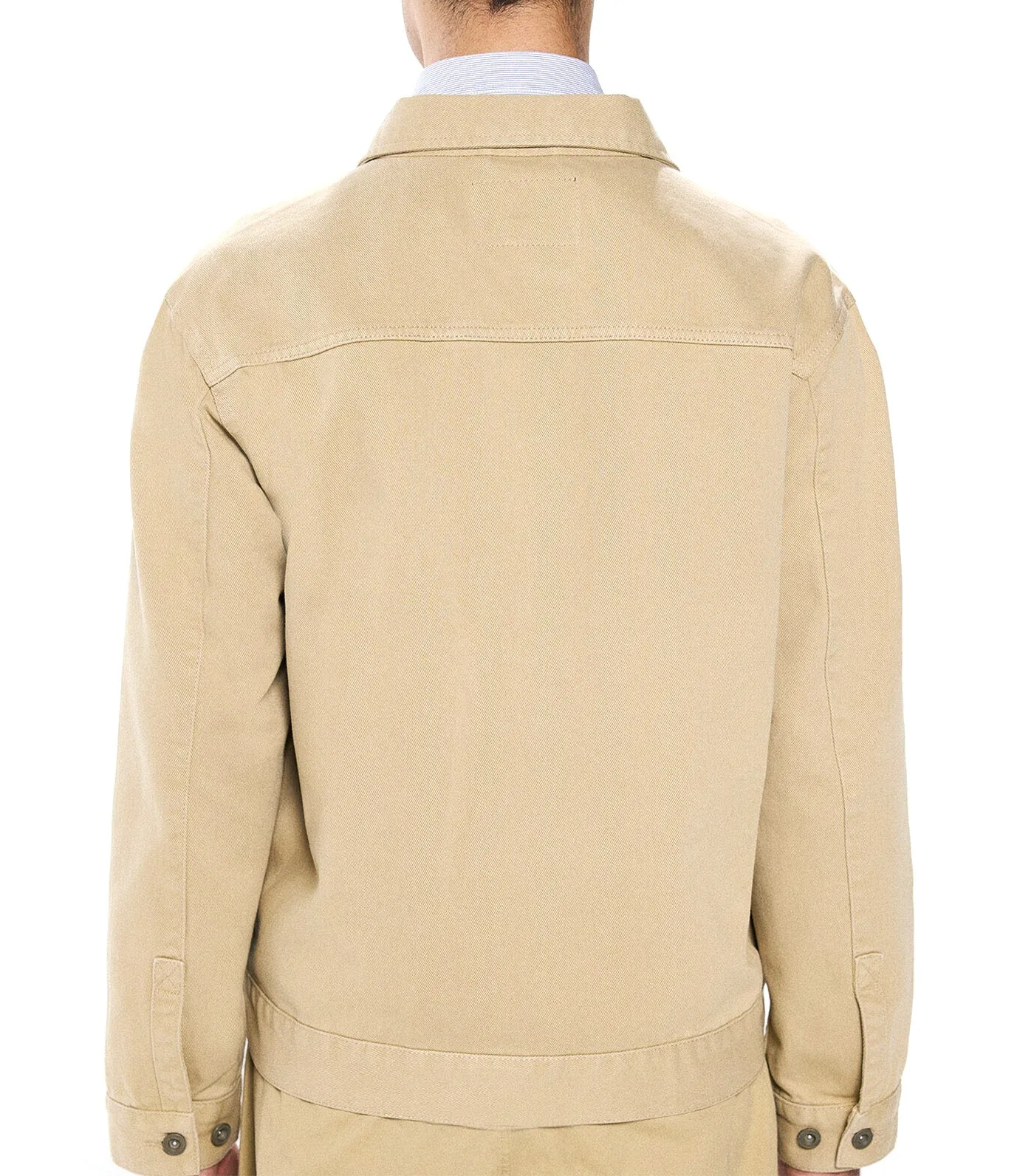 Washed Cotton Jacket Beige