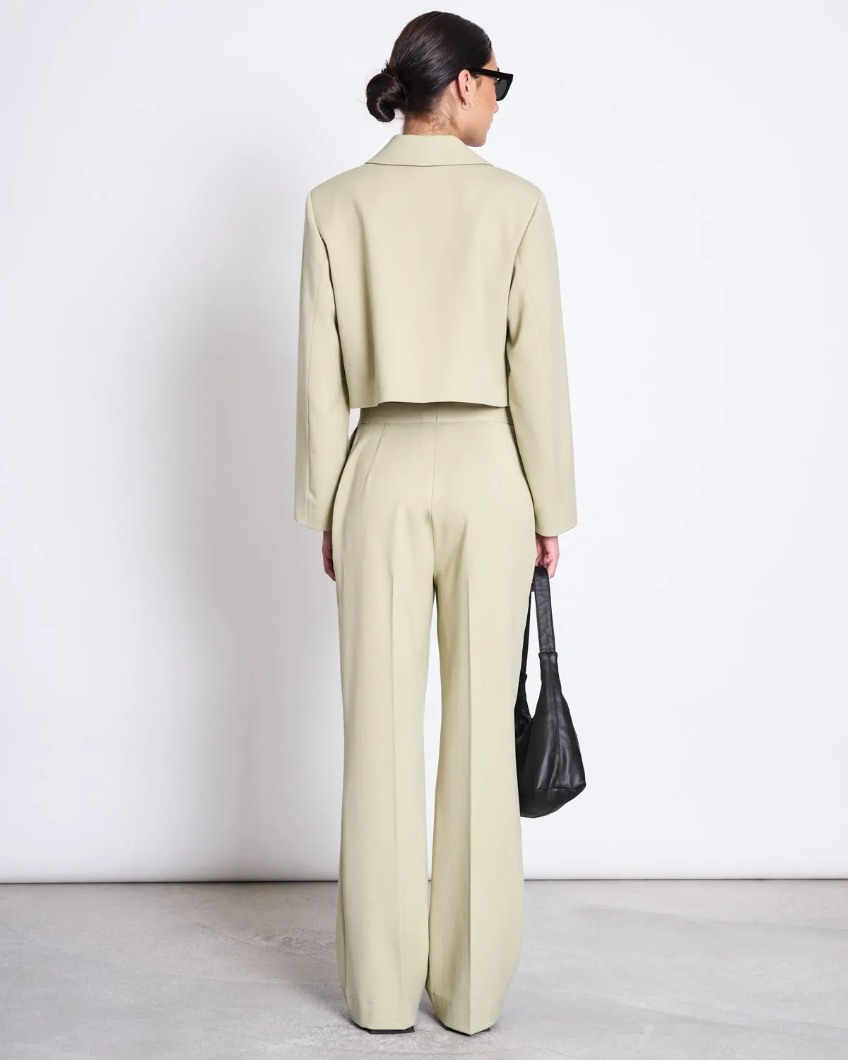 WIDE PANTS CORALIA PISTACHIO